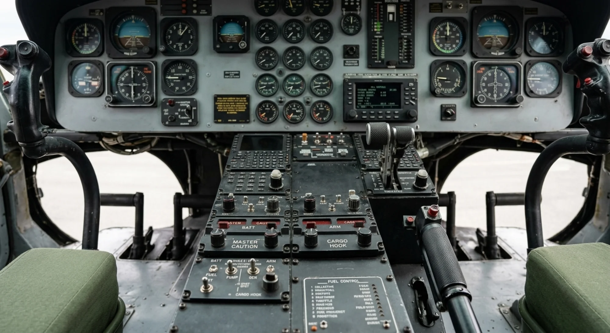 1956 Bell Aircraft UH-1 Huey - Instrument Detail - Helicopter aircraft
