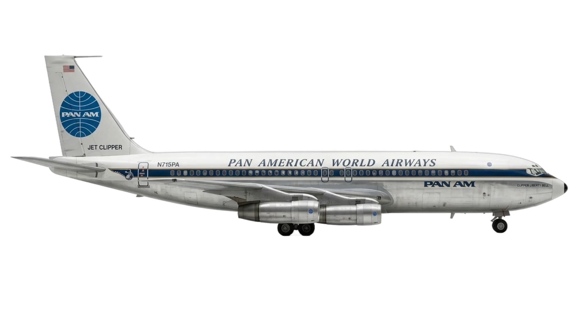 1957 Boeing Boeing 707 - Profile - Airliner aircraft