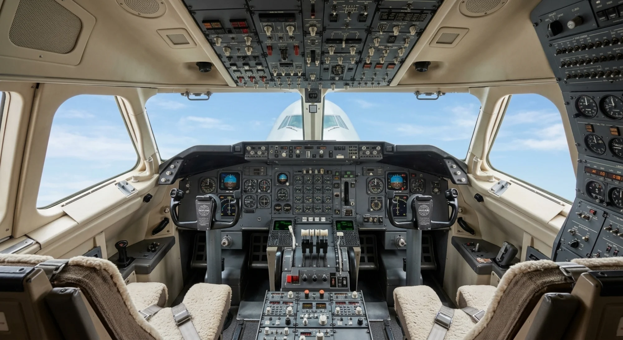 1969 Boeing 747 - Cockpit - Airliner aircraft