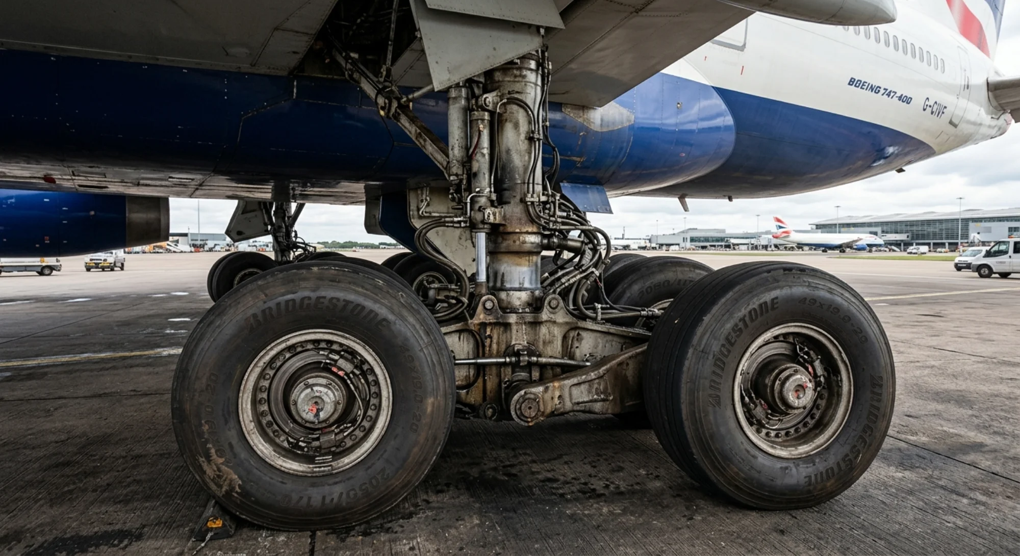 1969 Boeing 747 - Landing Gear - Airliner aircraft