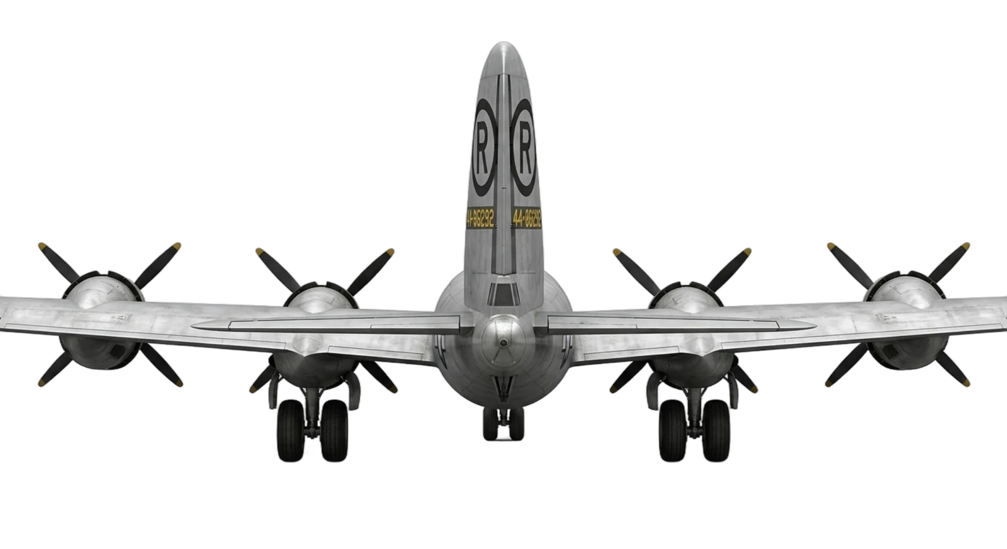 1942 Boeing Boeing B-29 Superfortress - Rear - Bomber aircraft
