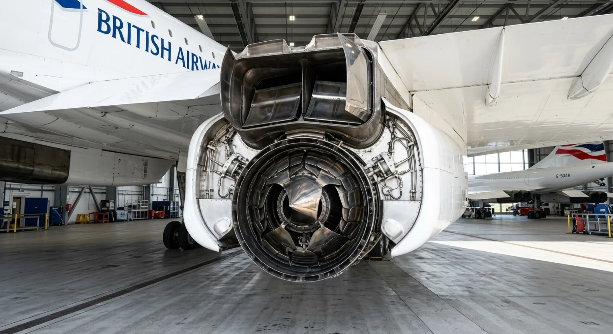 1969 Aerospatiale/BAC Concorde - Engine - Airliner aircraft