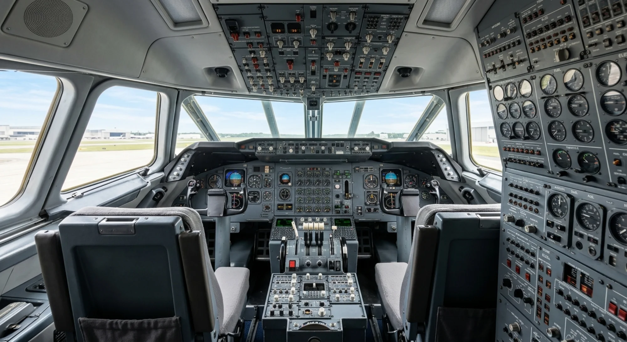 1969 Aerospatiale/BAC Concorde - Cockpit - Airliner aircraft