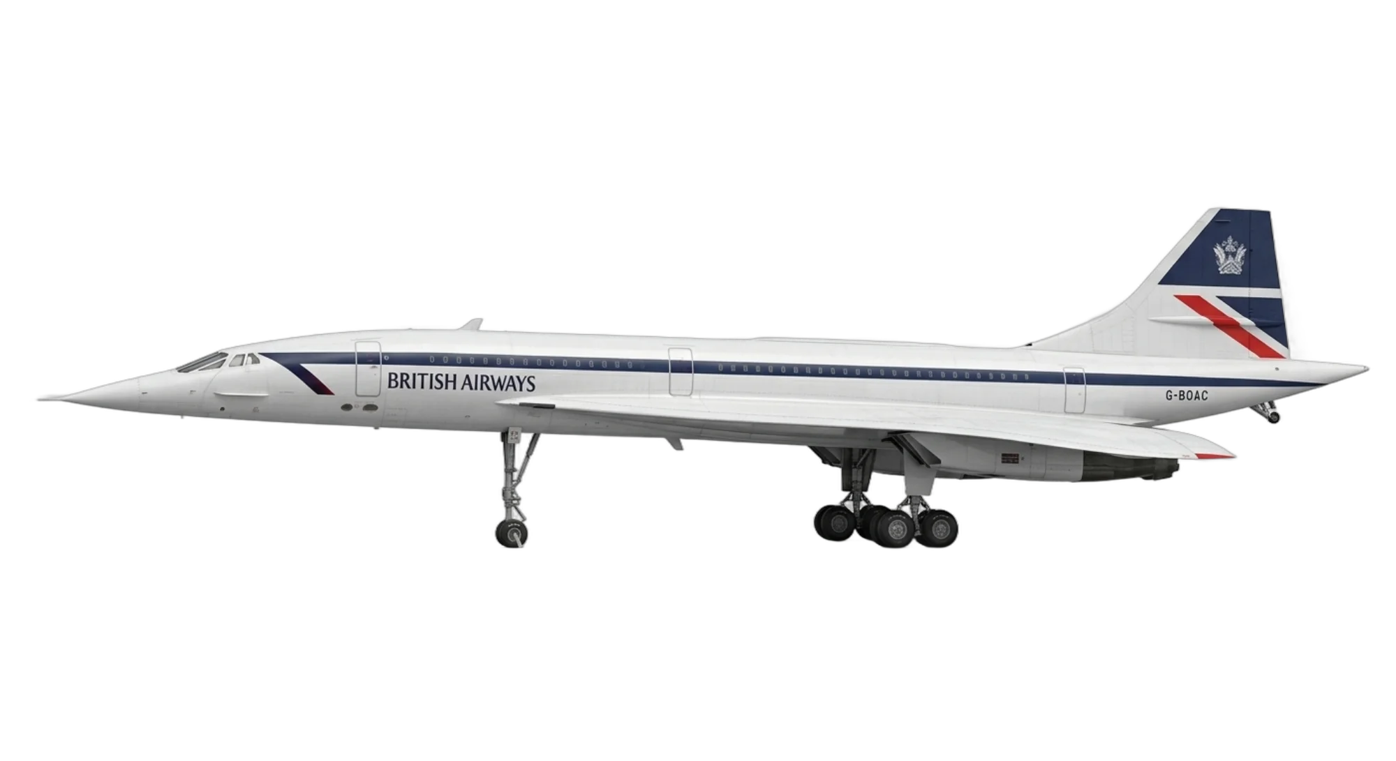 1969 Aerospatiale/BAC Concorde - Profile - Airliner aircraft