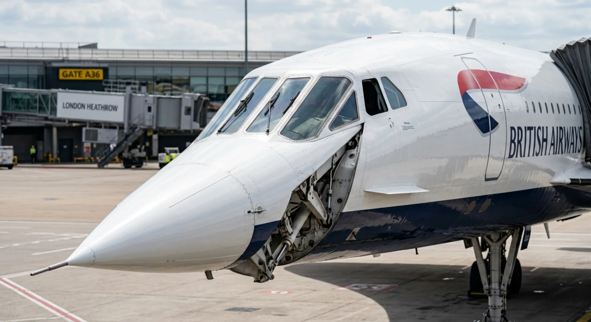 1969 Aerospatiale/BAC Concorde - Nose Detail - Airliner aircraft