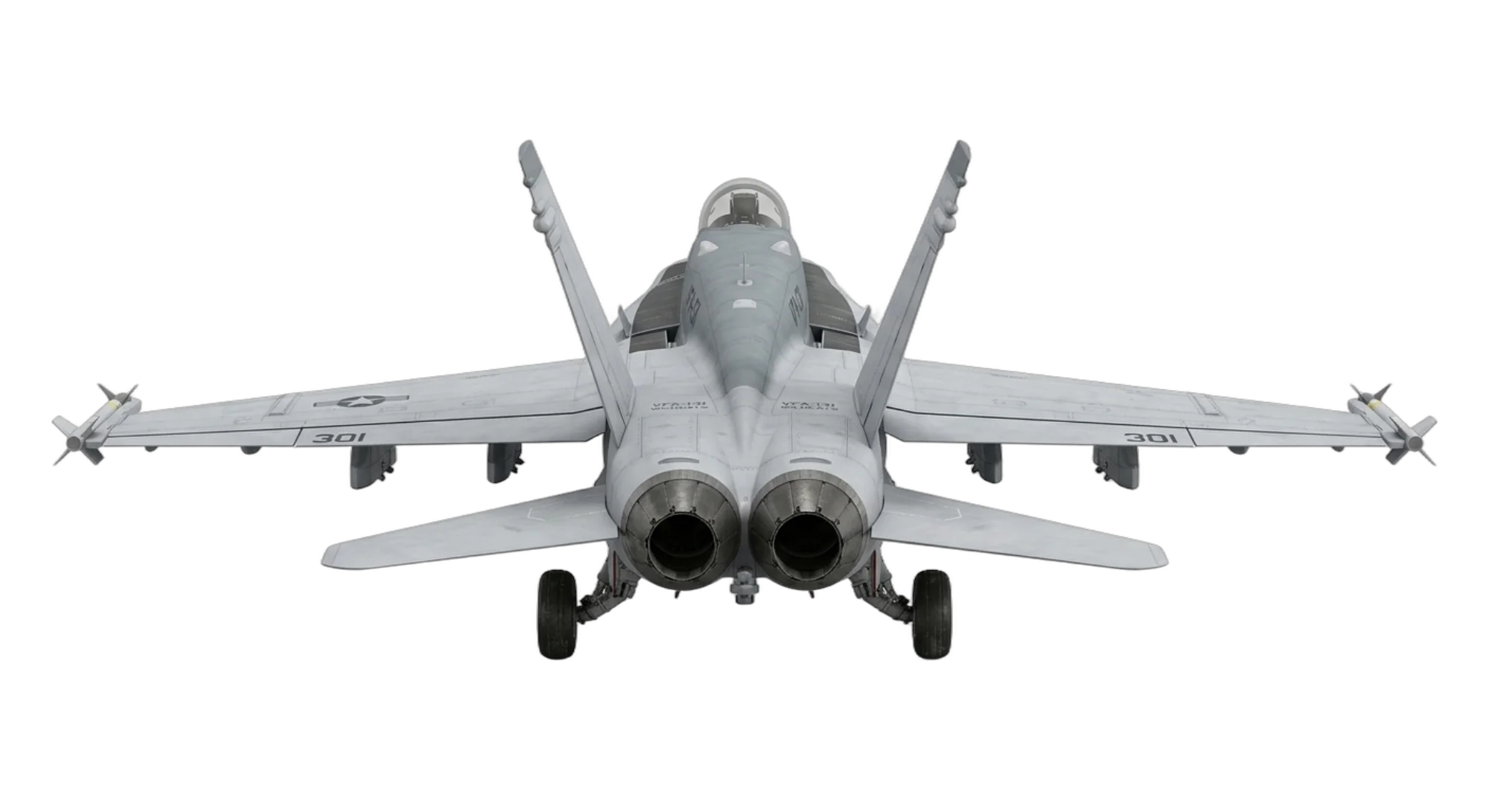 1978 McDonnell Douglas F/A-18 Hornet - Rear - Fighter aircraft