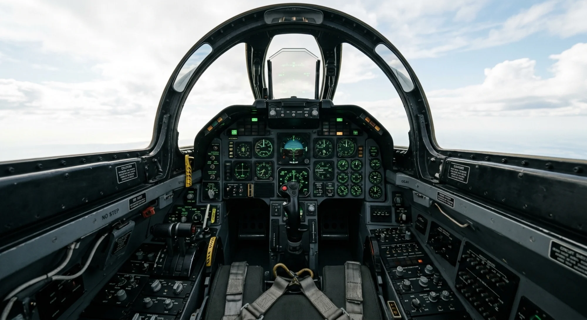 1970 Grumman F-14 Tomcat - Cockpit - Fighter aircraft