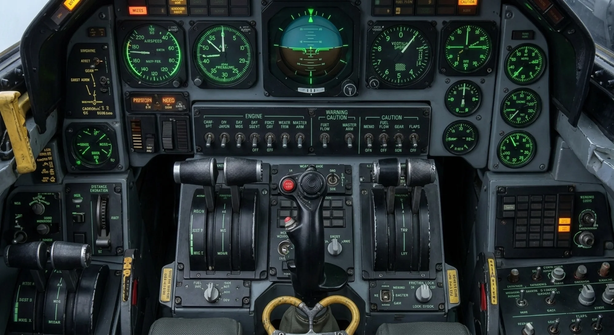 1970 Grumman F-14 Tomcat - Instrument Detail - Fighter aircraft