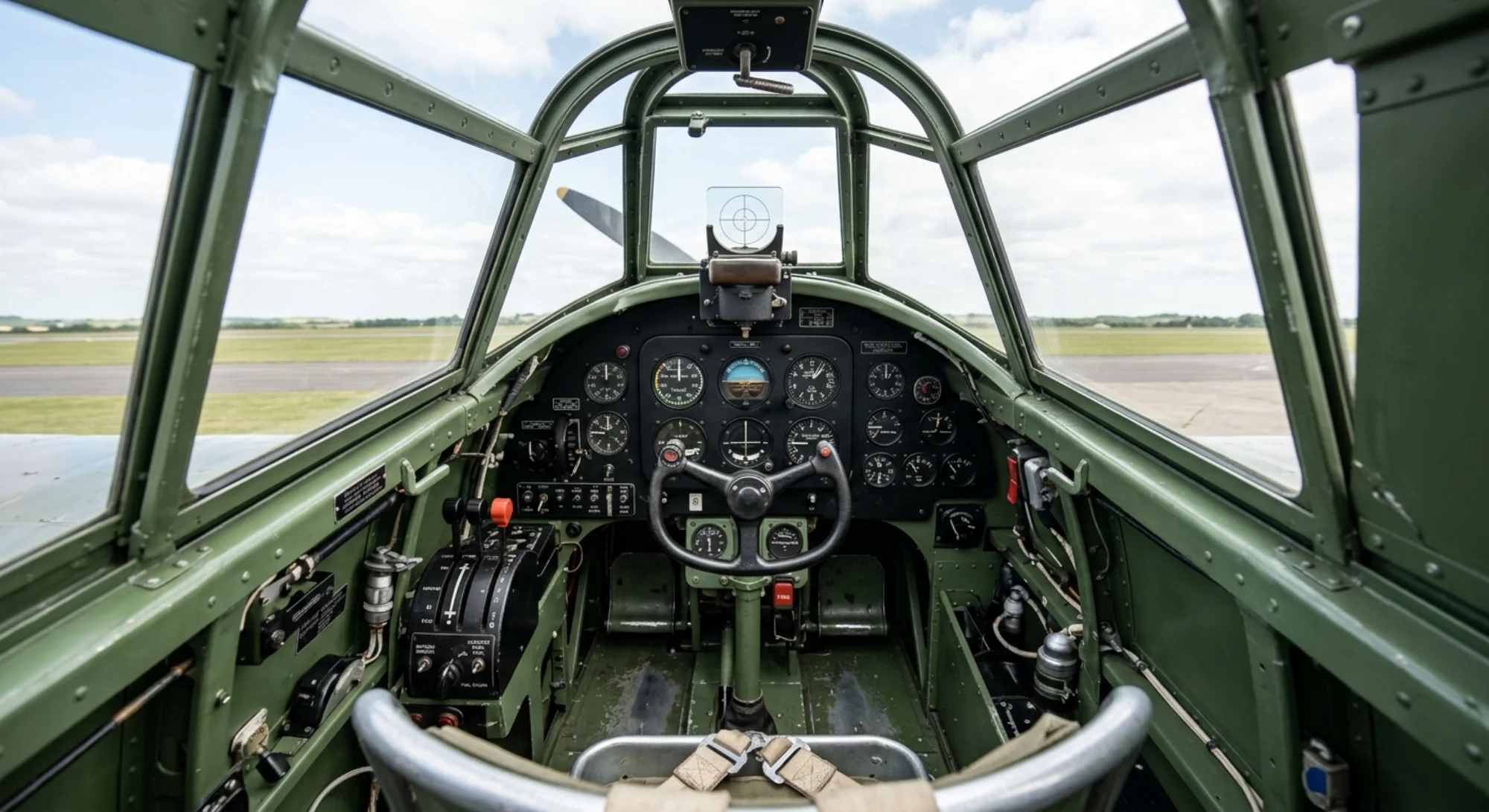 1935 Hawker Aircraft Hawker Hurricane - Cockpit - Fighter aircraft