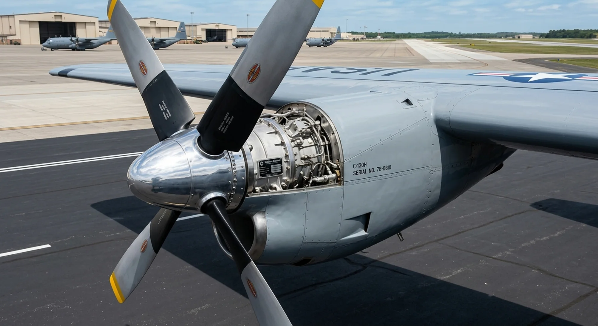 1954 Lockheed Martin C-130 Hercules - Engine - Transport aircraft