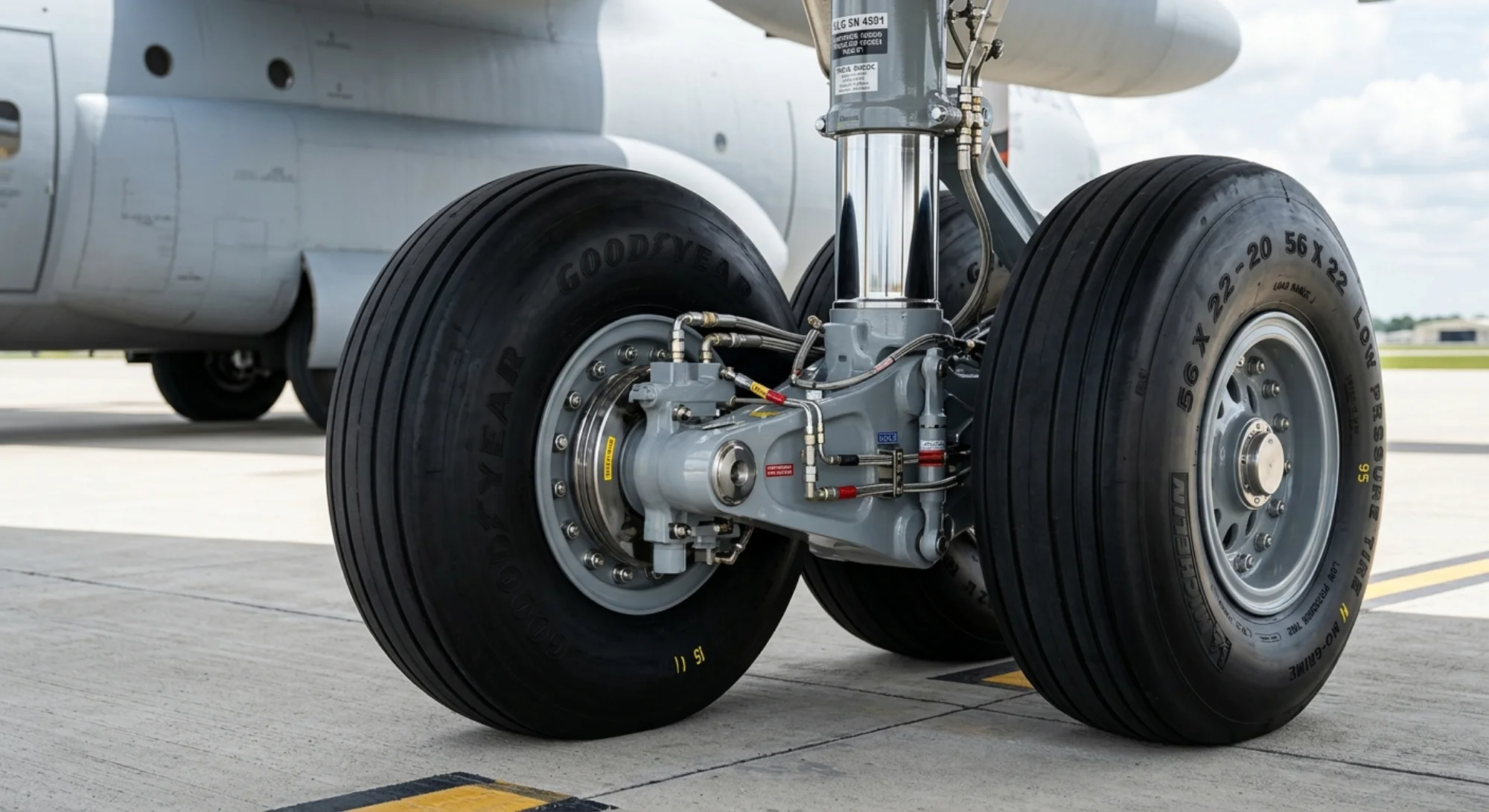 1954 Lockheed Martin C-130 Hercules - Landing Gear - Transport aircraft