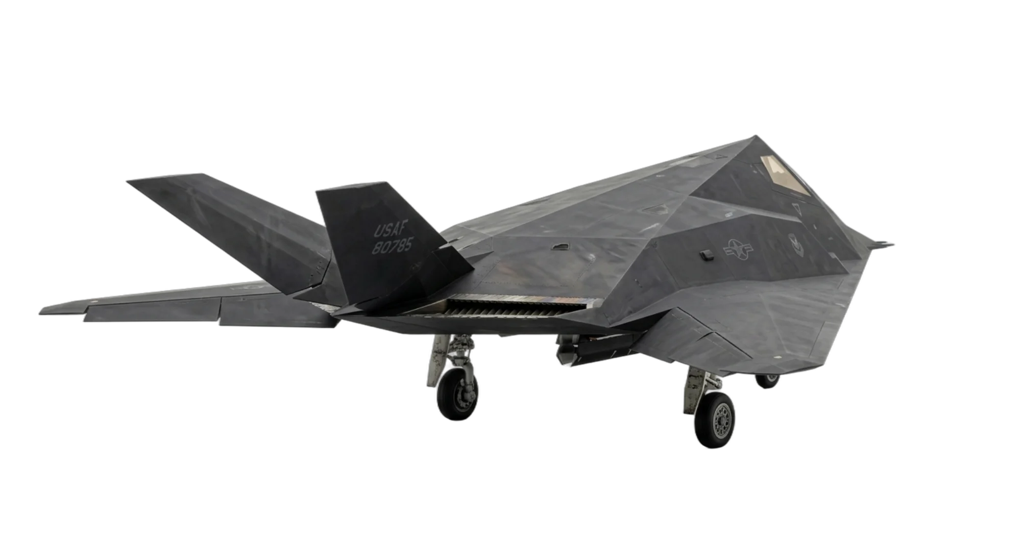 1981 Lockheed Martin F-117 Nighthawk - Rear 3/4 - Attack aircraft