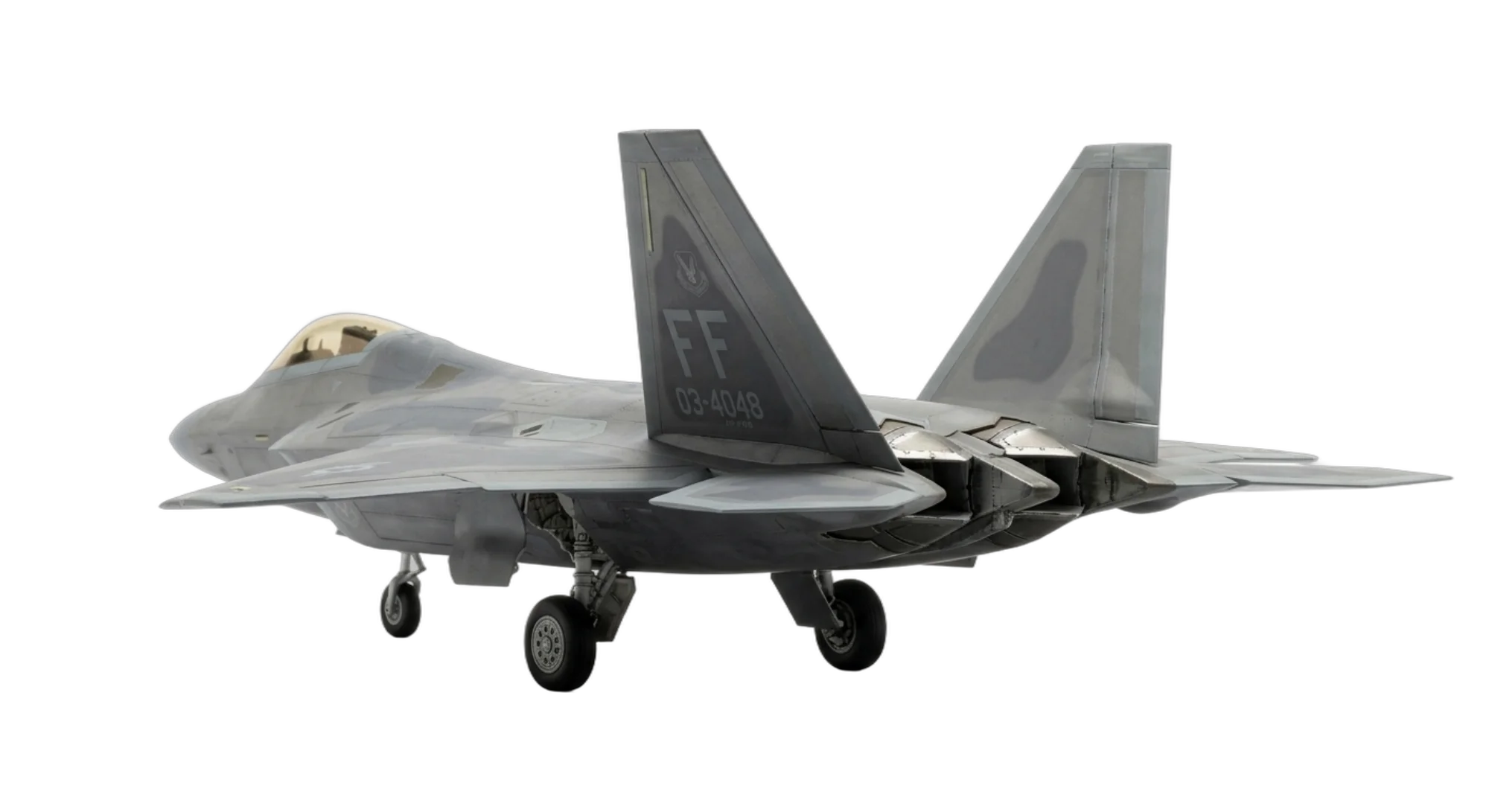 1997 Lockheed Martin Lockheed Martin F-22 Raptor - Rear 3/4 - Fighter aircraft