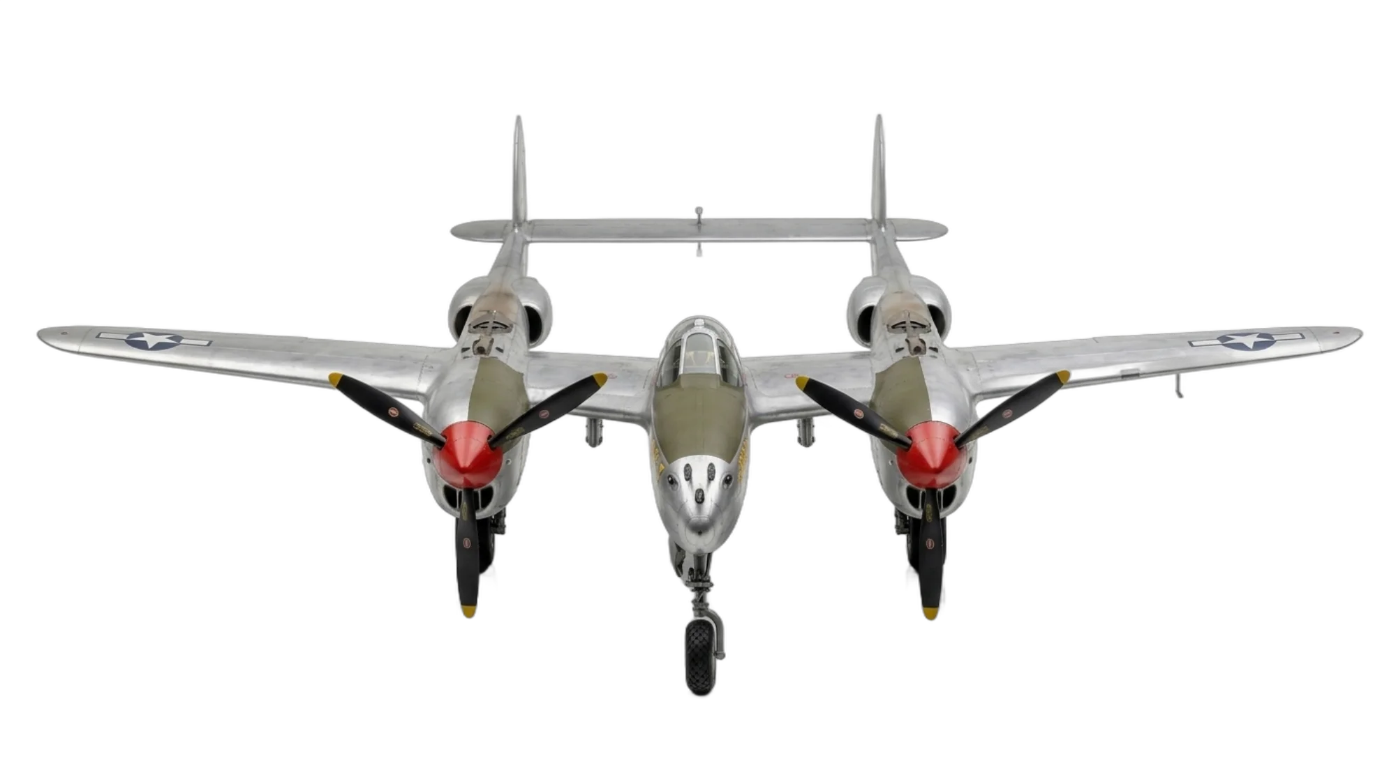 1939 Lockheed Martin Lockheed P-38 Lightning - Front - Fighter aircraft