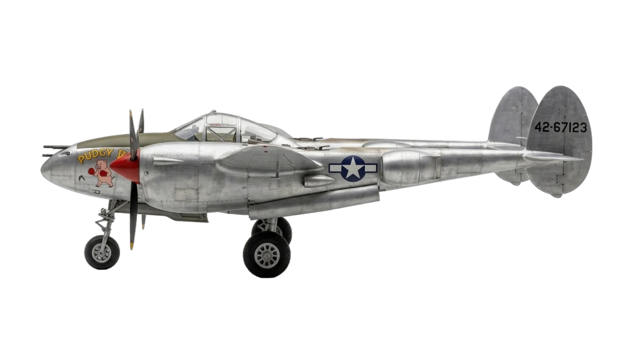1939 Lockheed Martin Lockheed P-38 Lightning - Profile - Fighter aircraft