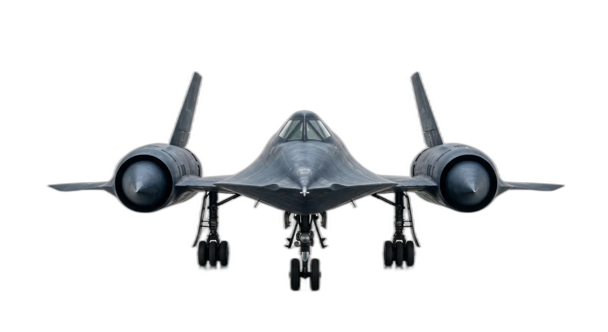 1964 Lockheed Martin SR-71 Blackbird - Front - Reconnaissance aircraft