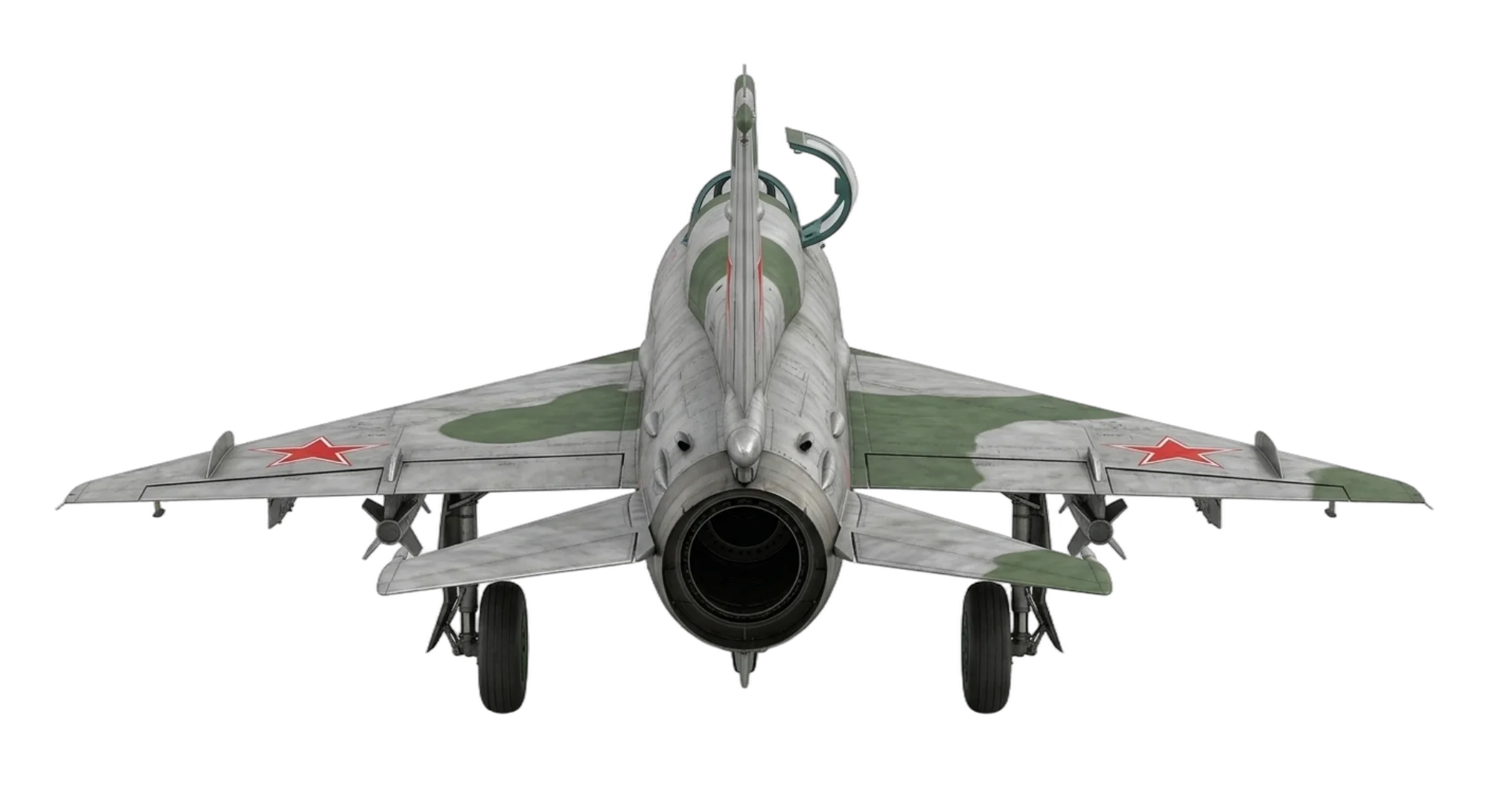 1956 Mikoyan-Gurevich MiG-21 - Rear - Fighter aircraft