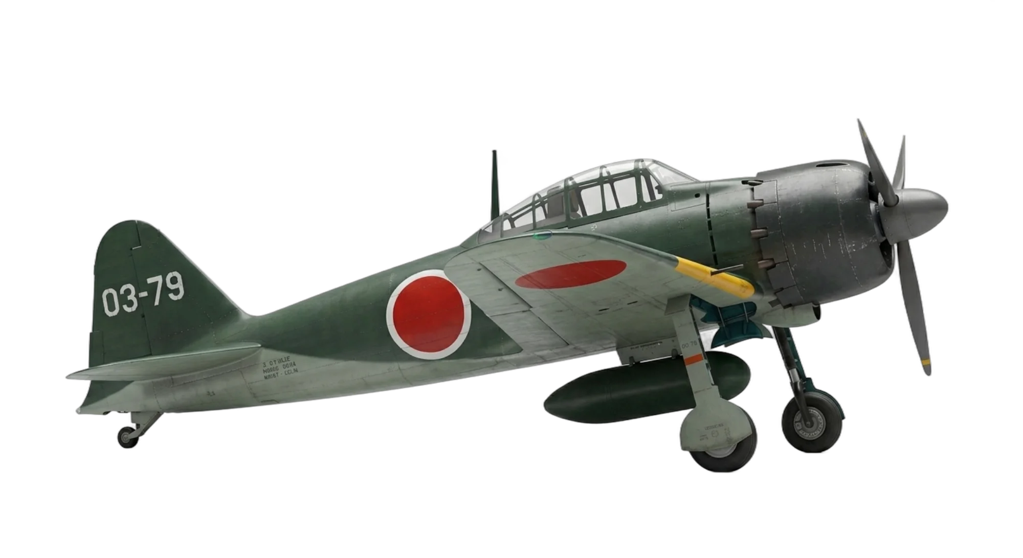 1939 Mitsubishi Aircraft Mitsubishi A6M Zero - Profile - Fighter aircraft