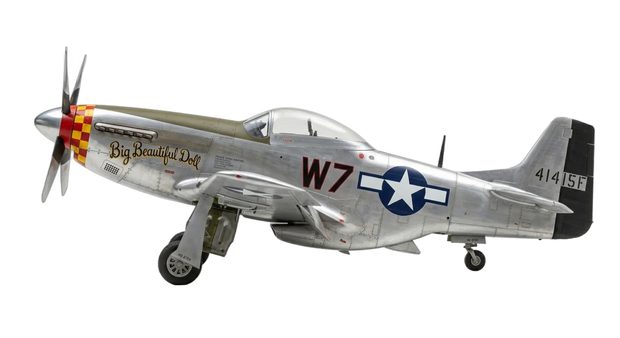 1940 North American Aviation P-51 Mustang - Profile - Fighter aircraft