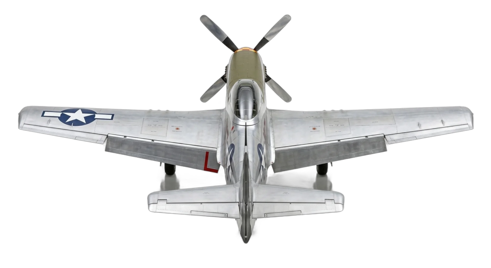 1940 North American Aviation P-51 Mustang - Rear - Fighter aircraft