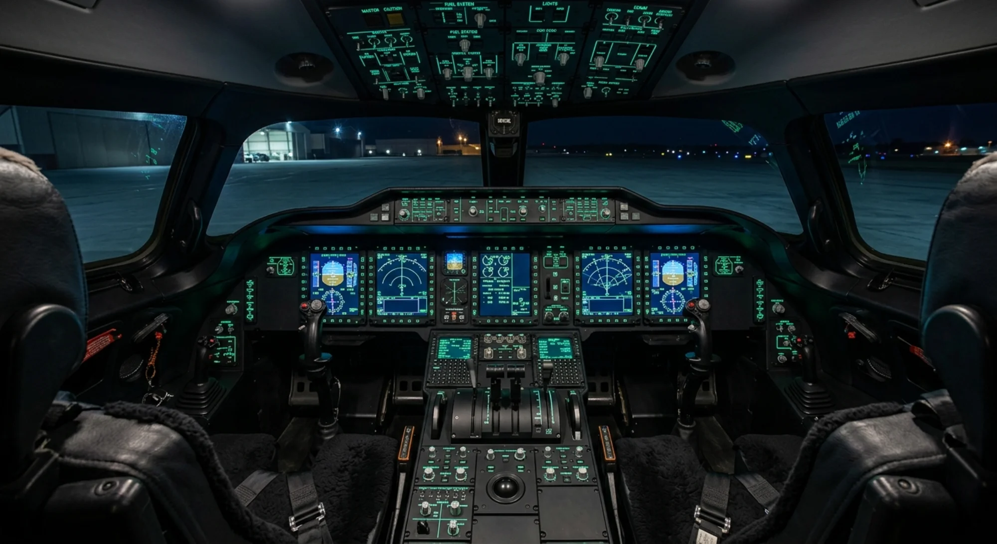 1989 Northrop Grumman B-2 Spirit - Cockpit - Bomber aircraft