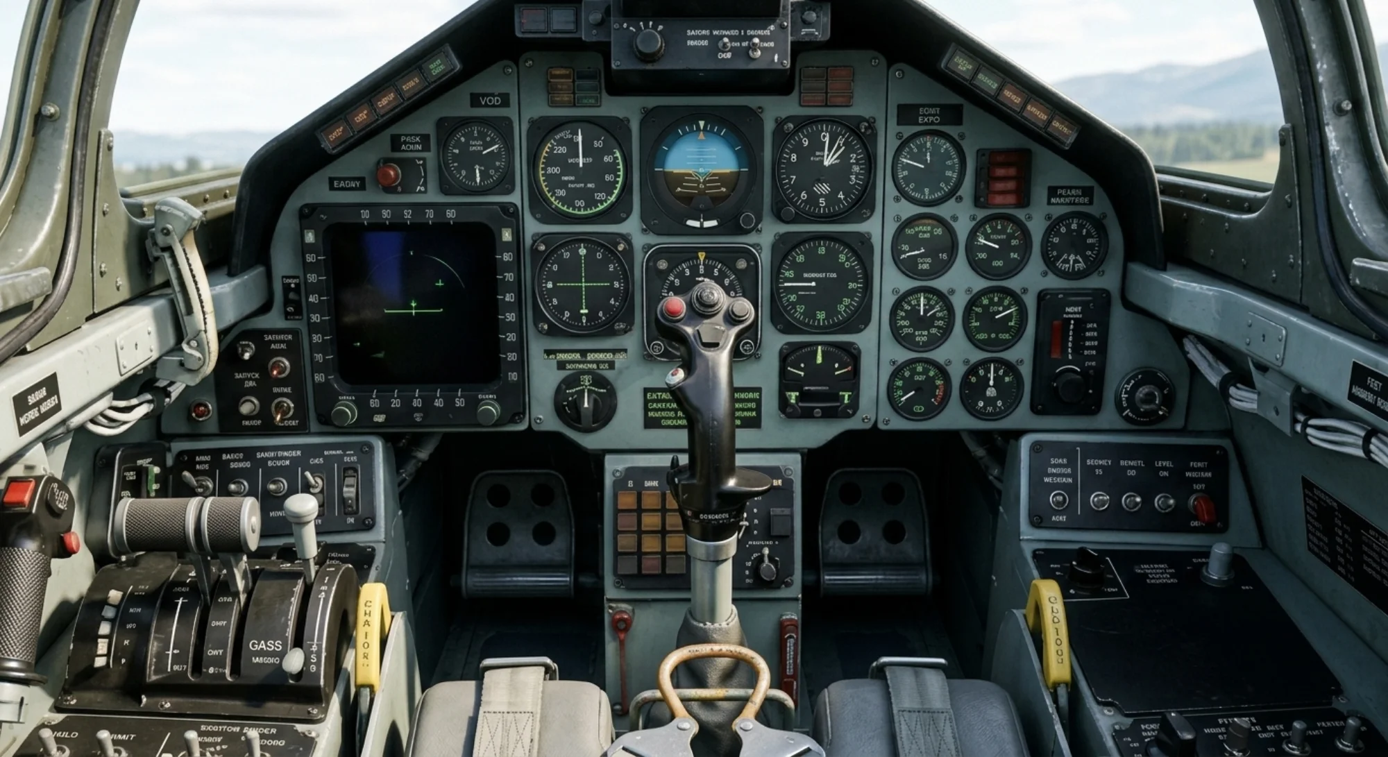 1955 Saab Saab 35 Draken - Instrument Detail - Fighter aircraft