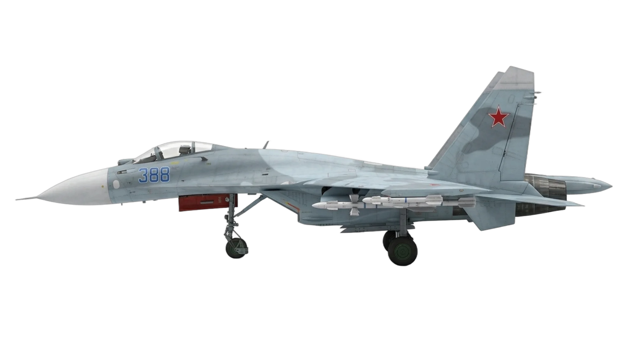 1977 Sukhoi Su-27 Flanker - Profile - Fighter aircraft