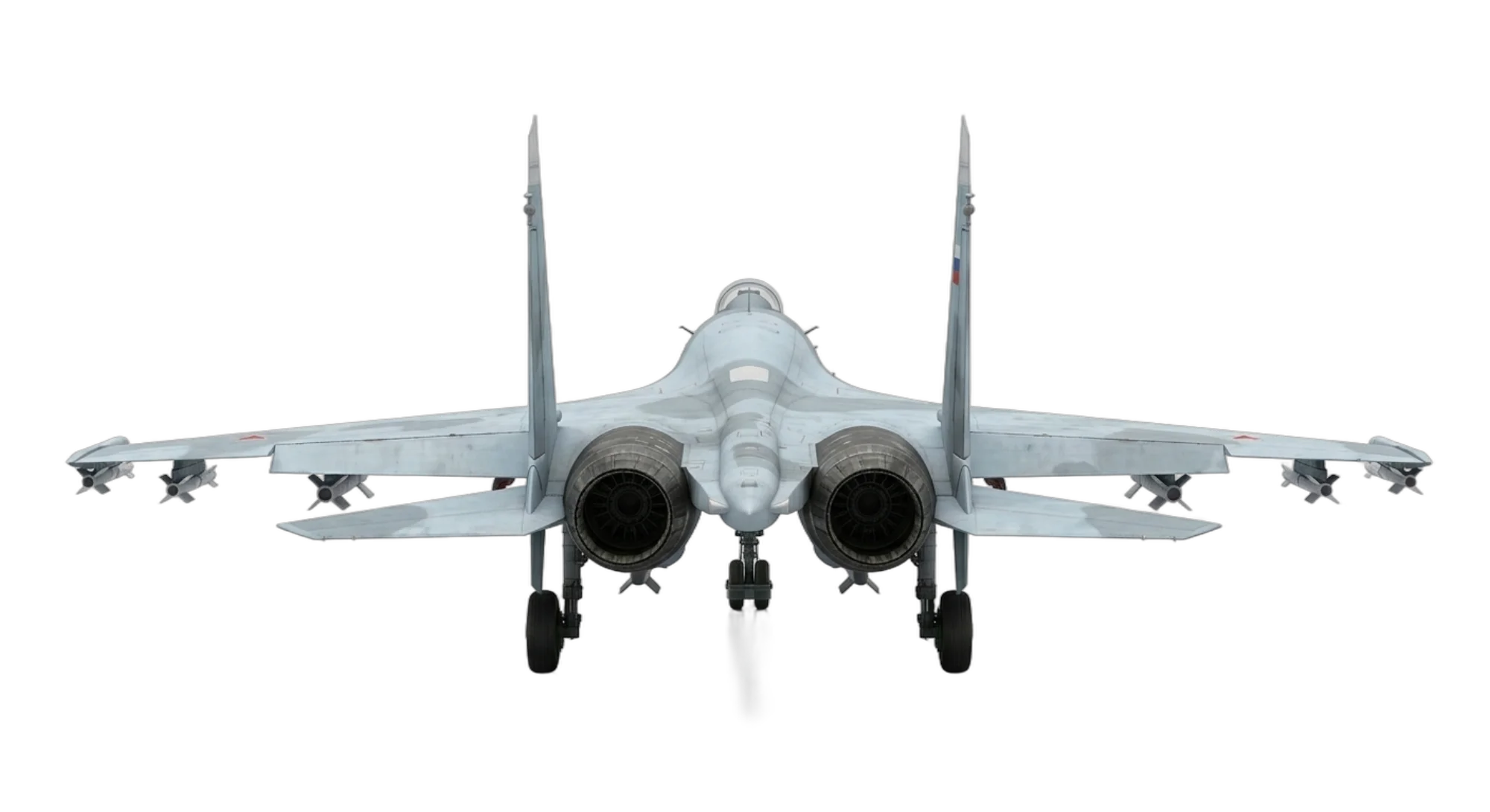 1977 Sukhoi Su-27 Flanker - Rear - Fighter aircraft